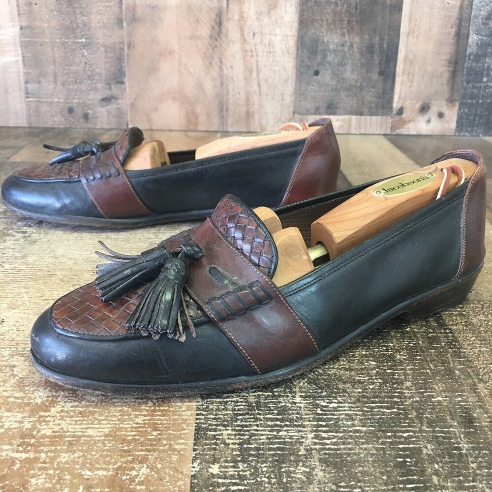 Cole Haan Bragano Italy 2746 Kiltie Loafer Slip On Dress Shoes Mens 7.5 M